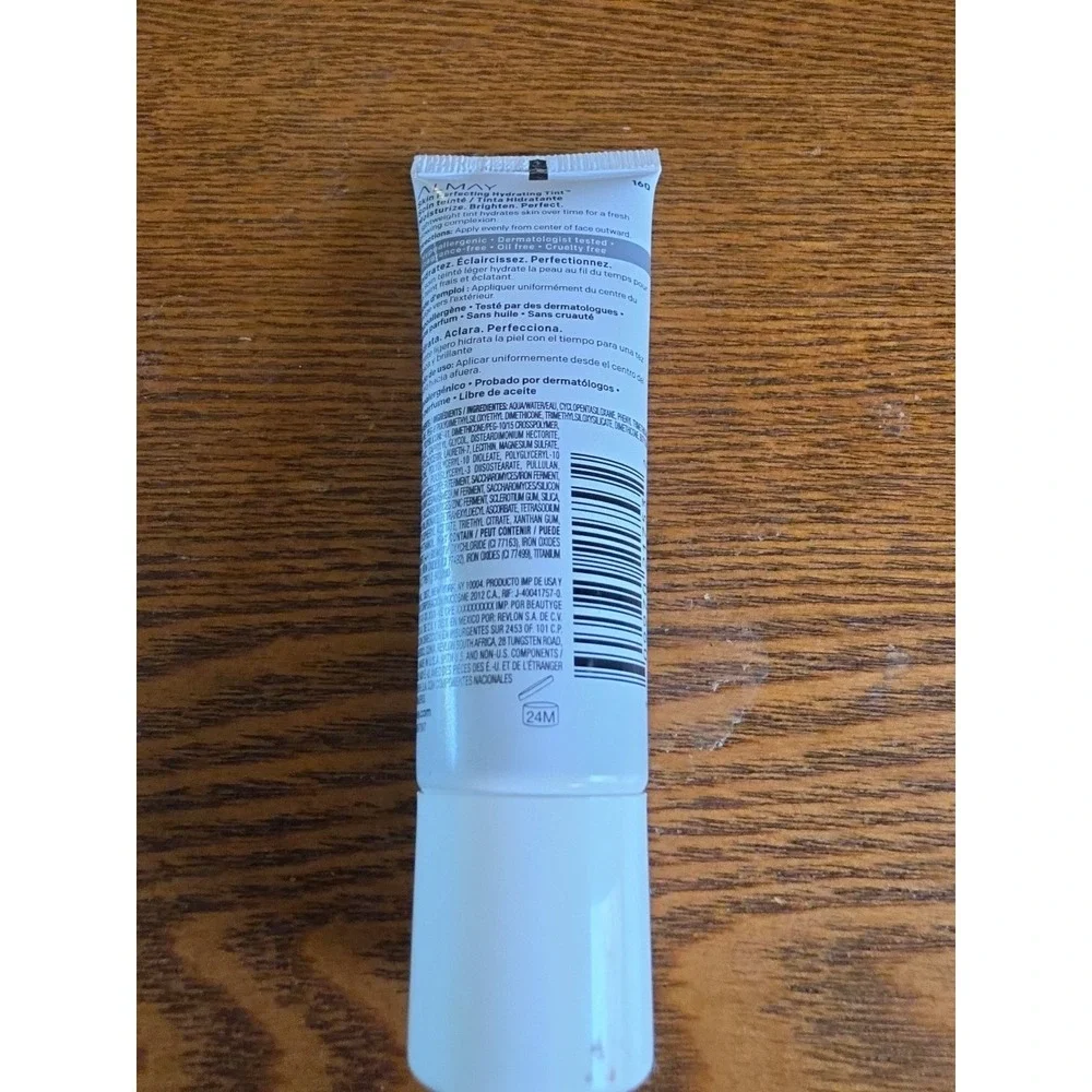 Almay Skin Perfecting Hydrating Tint Liquid‎ Foundation #160 Mahogany 0.94 fl oz